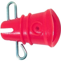 UKAL Isolateur Goupille Imperdable RBL Par 50 à Fixer Sur Piquets En Bois