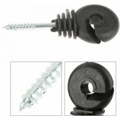 LangRay Isolateur De Clôture électrique, 50Pcs Isolateurs à Anneau à Visser Accessoires De Clôture Électrique Pour Poteau En Bois 8 LangRay Isolateur De Clôture électrique, 50Pcs Isolateurs à Anneau à Visser Accessoires De Clôture Électrique Pour Poteau En Bois -Clôture électrique Soldes Boutique 66411257 4