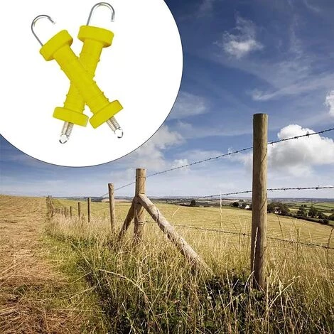 LangRay Poignée De Porte à Crochet Pour Clôture électrique Avec Ressort Isolé - Accessoires De Rechange Durables Pour Clôture électrique Pâturage (noir) 3 LangRay Poignée De Porte à Crochet Pour Clôture électrique Avec Ressort Isolé - Accessoires De Rechange Durables Pour Clôture électrique Pâturage (noir) – Image 3