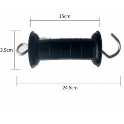 LangRay Poignée De Porte à Crochet Pour Clôture électrique Avec Ressort Isolé - Accessoires De Rechange Durables Pour Clôture électrique Pâturage (noir) 9 LangRay Poignée De Porte à Crochet Pour Clôture électrique Avec Ressort Isolé - Accessoires De Rechange Durables Pour Clôture électrique Pâturage (noir) -Clôture électrique Soldes Boutique 66411266 5